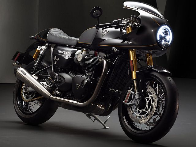 Triumph Thruxton TFC: Эксклюзивная версия в духе гоночного наследия Triumph Factory Custom